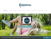 Tablet Screenshot of kiropraktikaistra.com